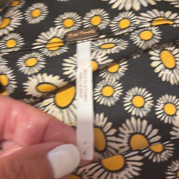 Free People Black Sunflower Phoebe Mini Skirt Sz 4 EUC - Picture 7 of 8